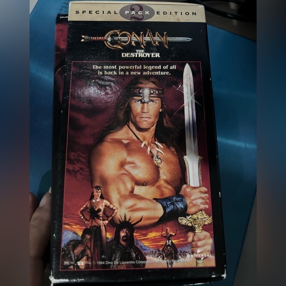 🩷Free🩷VHS Conan the barbairen and the destroyer - Picture 2 of 4